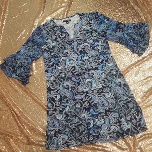 Blue mini petite dress